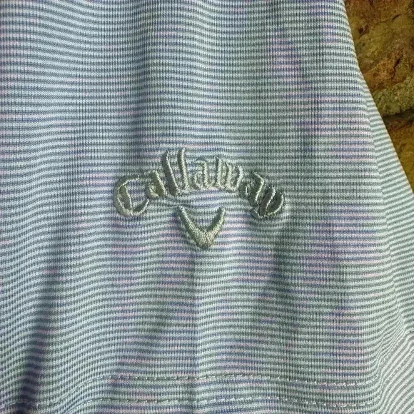 Callaway Opti-Dri Performance Golf Polo Mens XL Short Sleeve Shirt Blue - Picture 2 of 4
